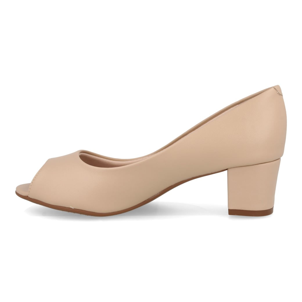 Beira Rio Peeptoe 24-4777400-29452 Bege Napa Turim_5__